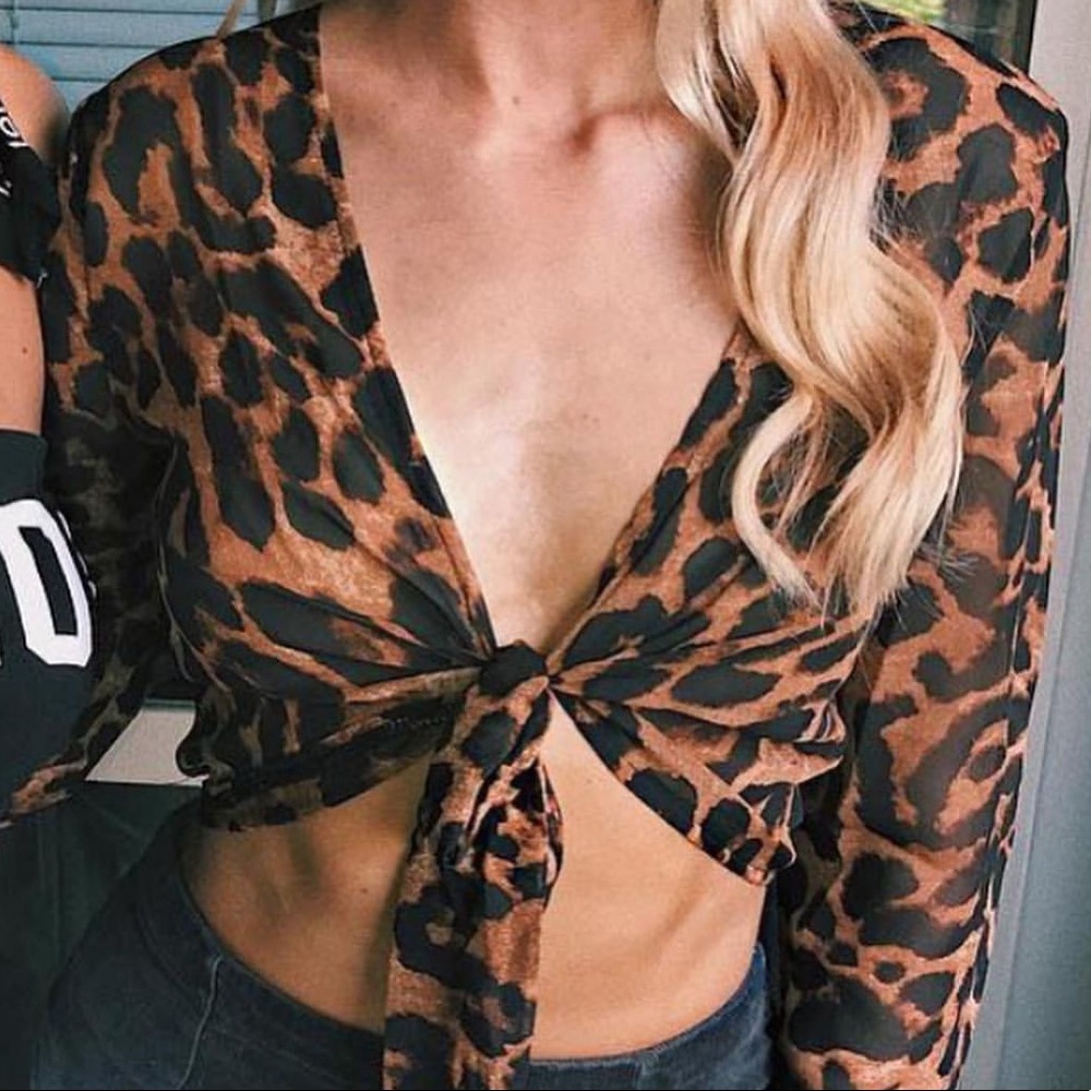 CHEETAH TRENDY TOP